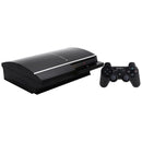 PlayStation 3 Fat 160GB  Standard Cor Black Piano + 2 Controles + 5 Jogos